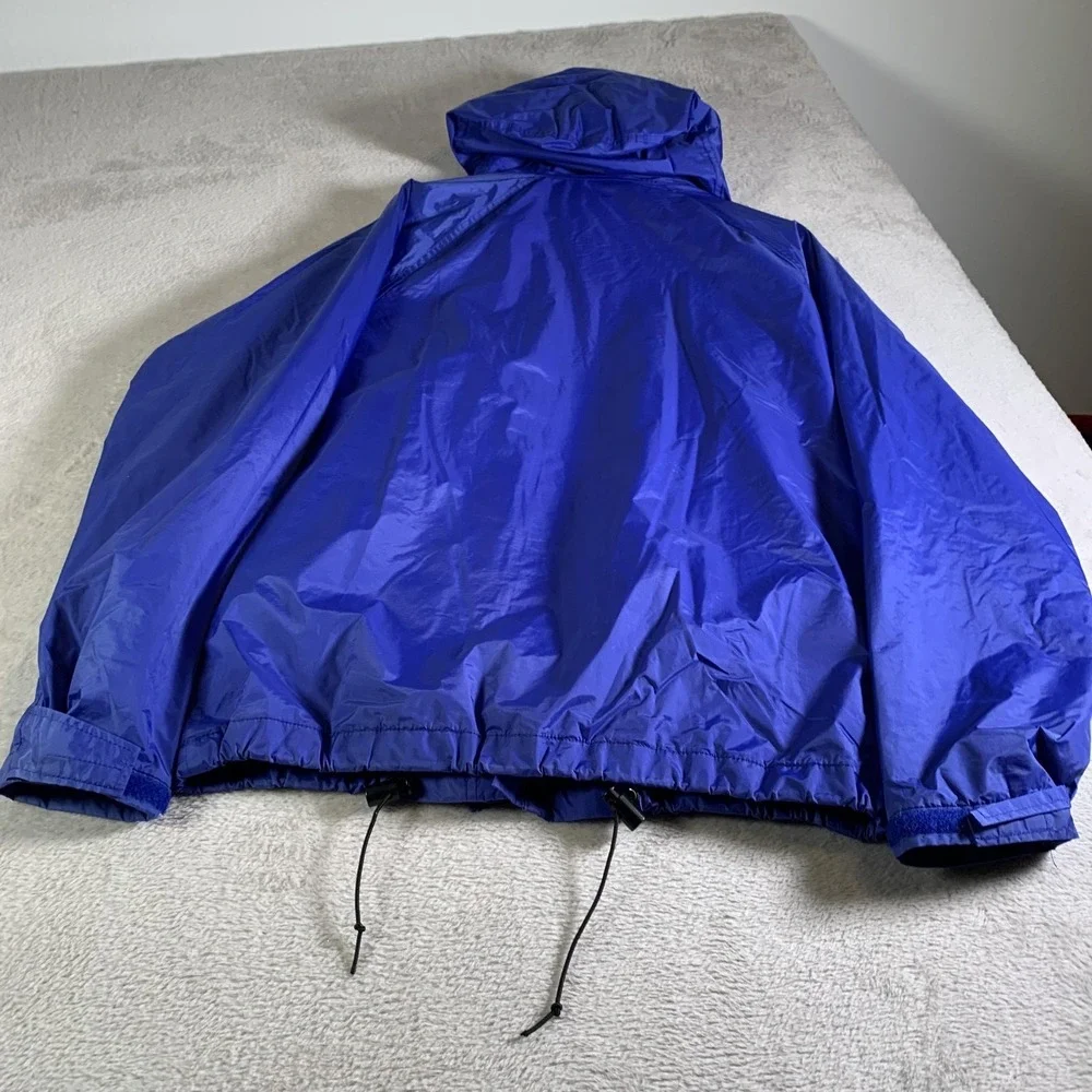 Vintage The‎ North Face Jacket Mens Medium Blue Hooded Gore-Tex Windbreaker USA